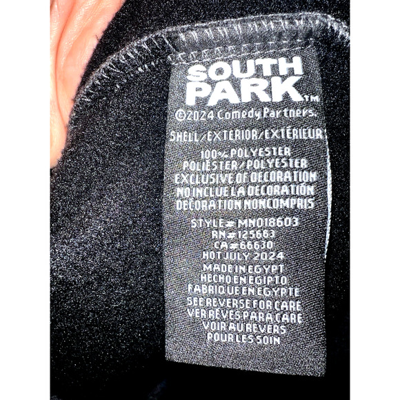 South Park TV Comedy Central Mens Gray Graphic Pullover Hoodie Sweatshirt Medium - Picture 8 of 9